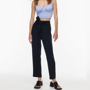 Aritzia Wilfred Tie Front Pants